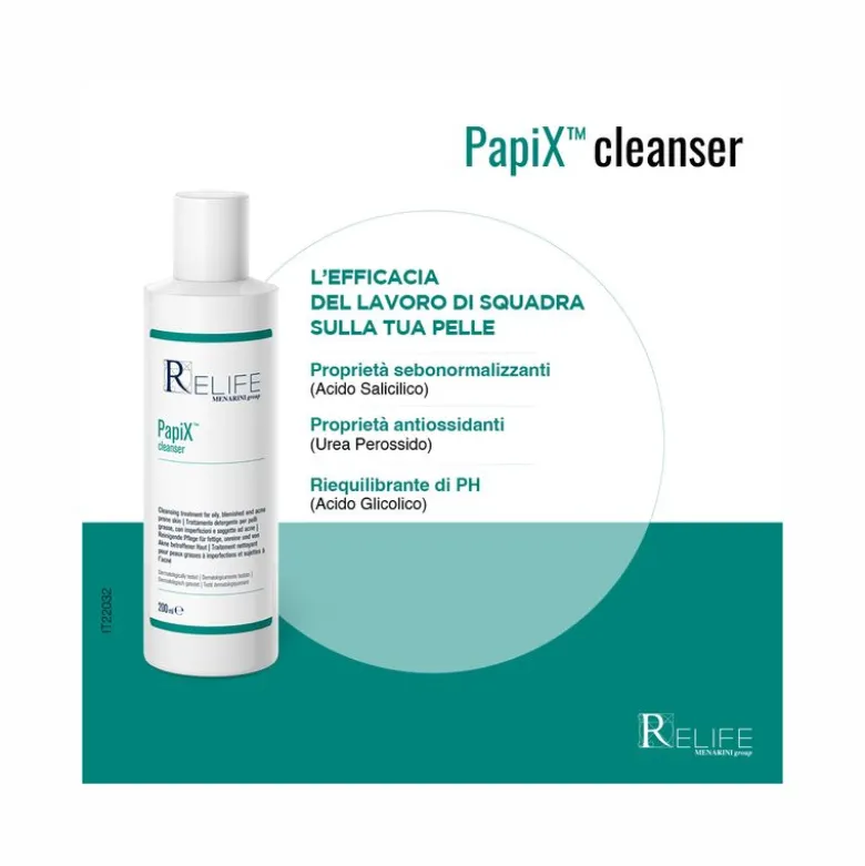 Relife PapiX Cleanser detergente per acne 200ml