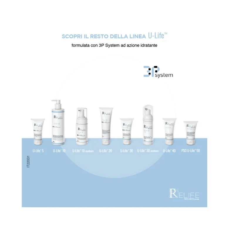 Relife U-Life 10 crema idratante corpo per pelle secca 400ml