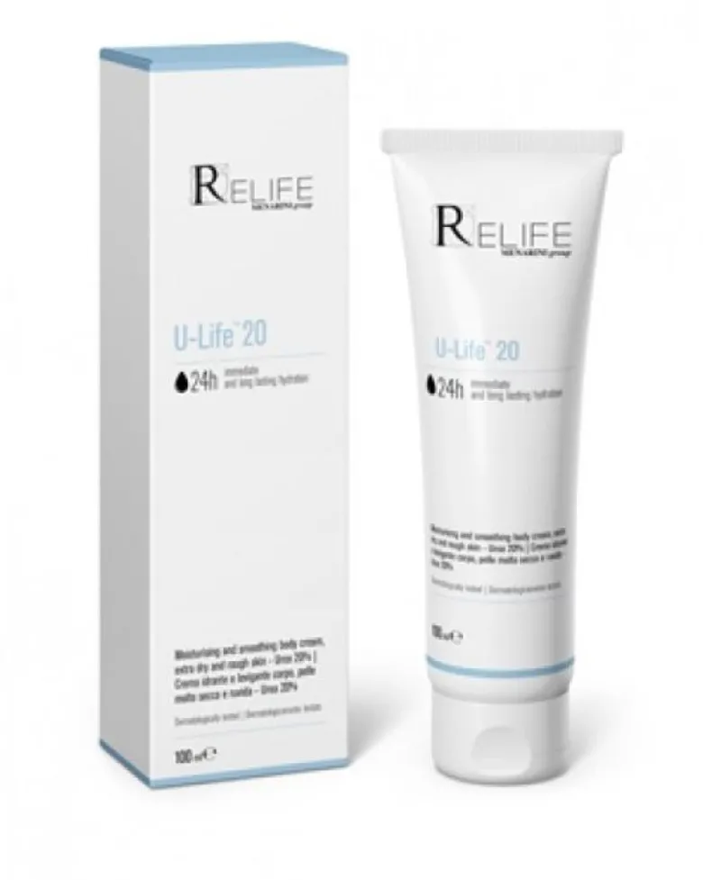 Relife U-Life 20 crema idratante corpo pelle molto secca e ruvida 100ml
