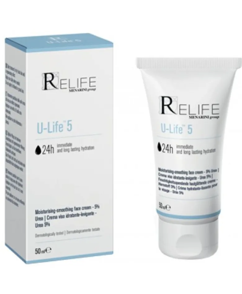 Relife U-LIFE 5 Crema viso idratante e levigante 50ML