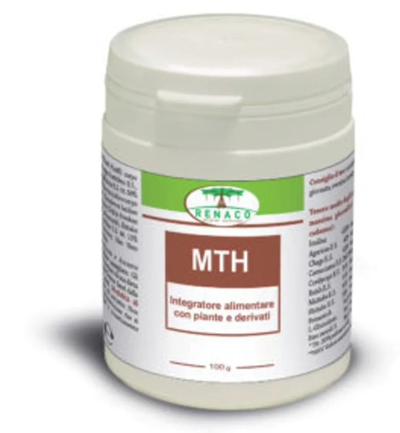 Renaco MTH Polvere integratore alimentare con piante e derivati che agisce su tutti gli organi 100g