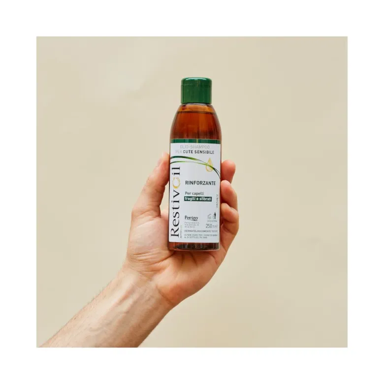 Restivoil ActivPlus olio-shampoo rinforzante per capelli fragili e sfibrati 250ml