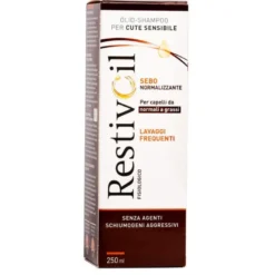 Restivoil Sebo-normalizzante olio-shampoo lavaggi frequenti per capelli da normali a grassi 250ml