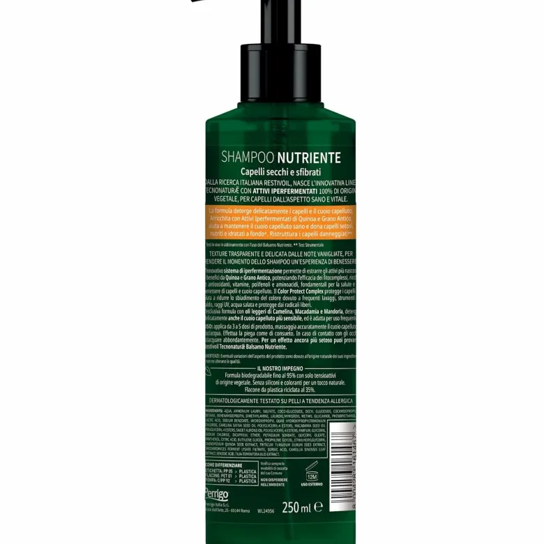 Restivoil Tecnonaturae Cereali Iperfermentati shampoo nutriente 250ml