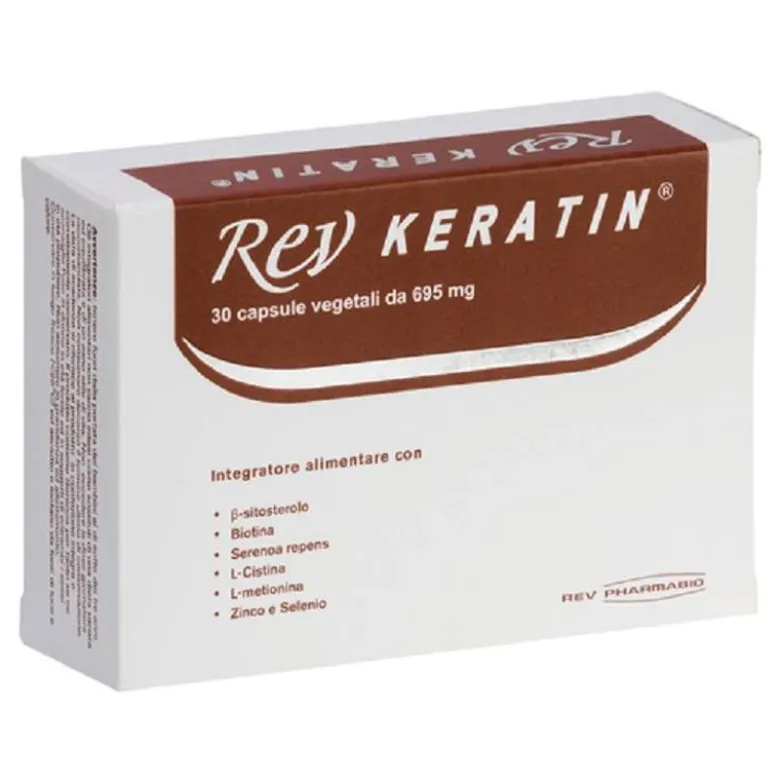 Rev Keratin integratore alimentare per unghie e capelli 30 capsule