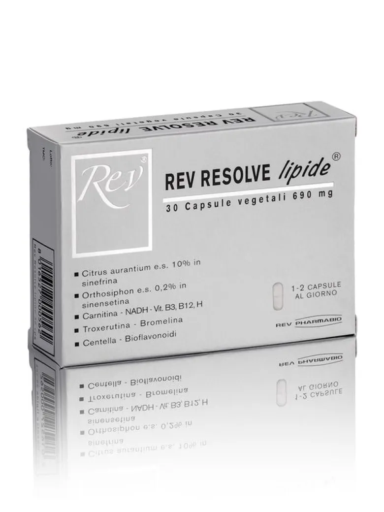 Rev Resolve drenaggio dei liquidi corporei 30 capsule