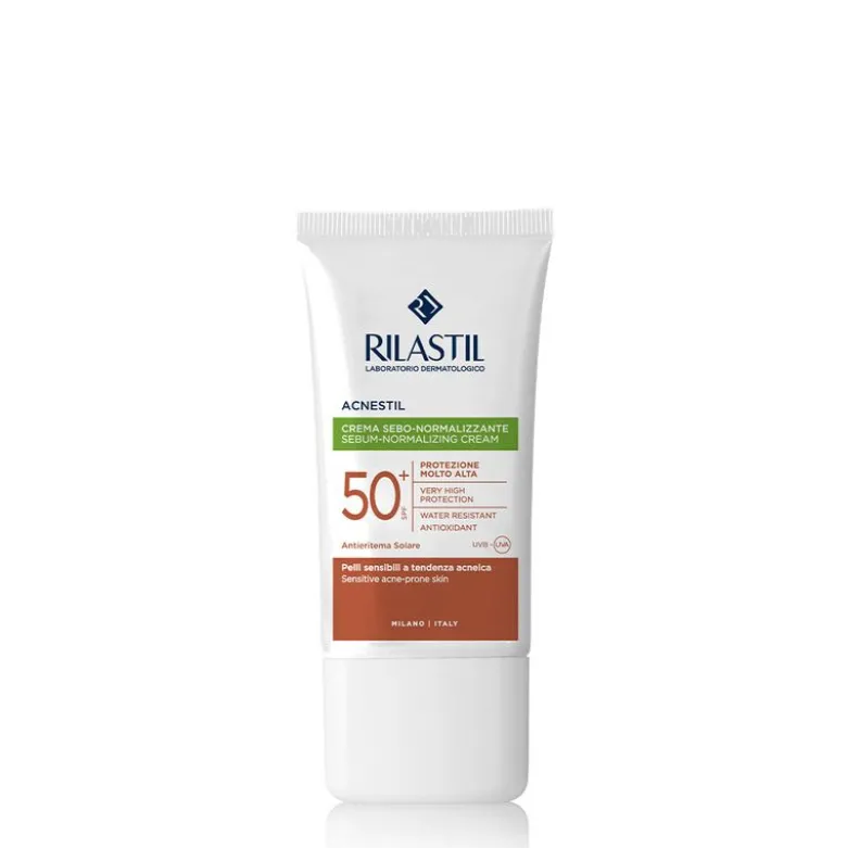 Rilastil Acnestil crema sebo-normalizzante SPF50+ 40ml