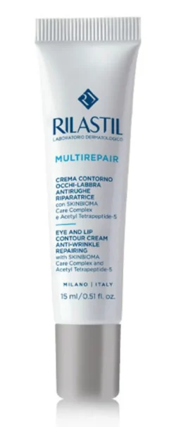 Rilastil Multirepair crema contorno occhi-labbra antirughe riparatrice 15ml