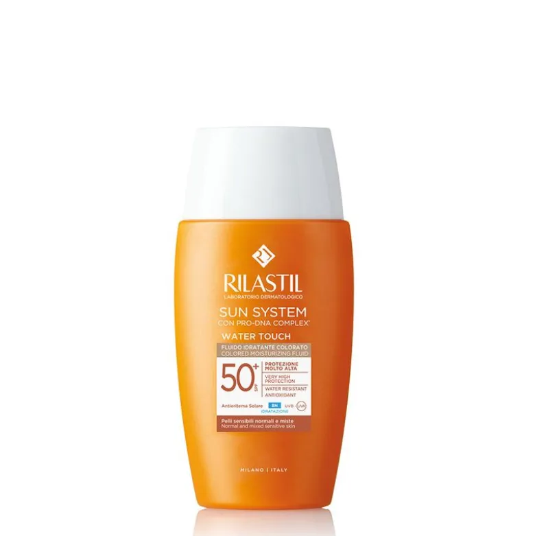 Rilastil Sun System Water Touch fluido solare idratante colorato SPF50+ 50ml