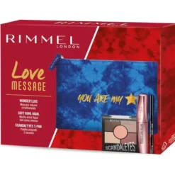 Rimmel Cofanetto Love Message Wonder'Luxe Mascara + Matita Kajal Occhi + Palette Ombretti
