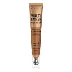 Rimmel Multi-tasker Wake Me Up Correttore & Fondotinta Formula Vegana 100 Mocha 20ml