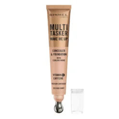 Rimmel Multi-tasker Wake Me Up Correttore & Fondotinta Formula Vegana 25 Rose Ivory 20ml