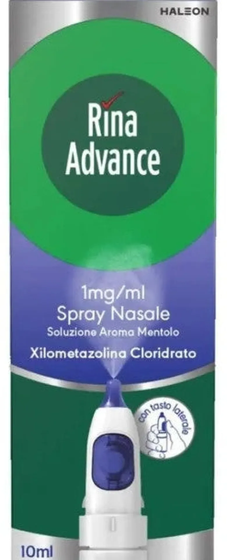 Rinaadvance 1 Mg/ml Spray Nasale Soluzione Mentolo 10 ml