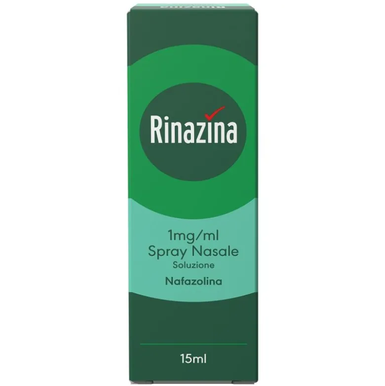 Rinazina Spray Nasale Decongestionante Nafazolina Lavaggio Nasale Raffreddore Sinusite 15 ml