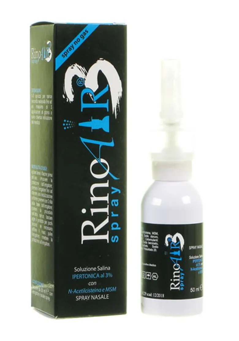Rinoair 3% spray nasale no gas ipertonico con acetilcisteina 50 ml