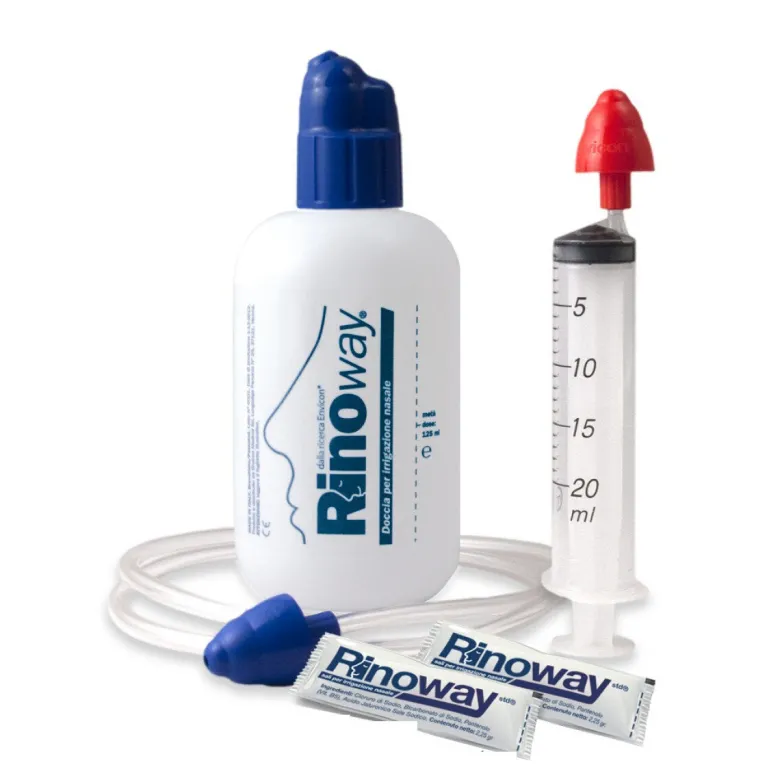 Rinoway Doccia Per Irrigazione Nasale + 15 Sali Ipertonici