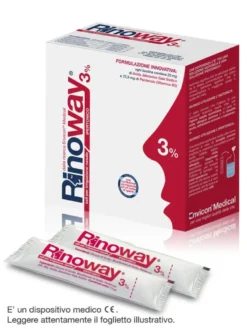 Rinoway 3% Sali Ipertonici per Irrigazione nasale 60 bustine