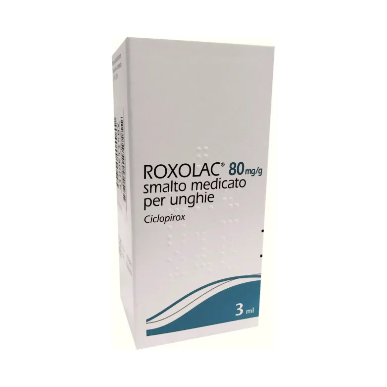 Roxolac smalto unghie flacone 80mg/g