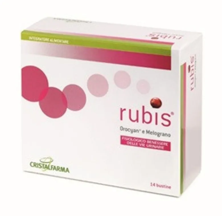 Rubis Integratore Alimentare per il benessere delle vie urinarie 14 bustine