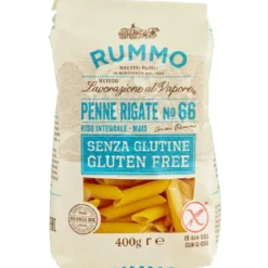 Rummo Penne Rigate n.66 di riso integrale e mais senza glutine 400g