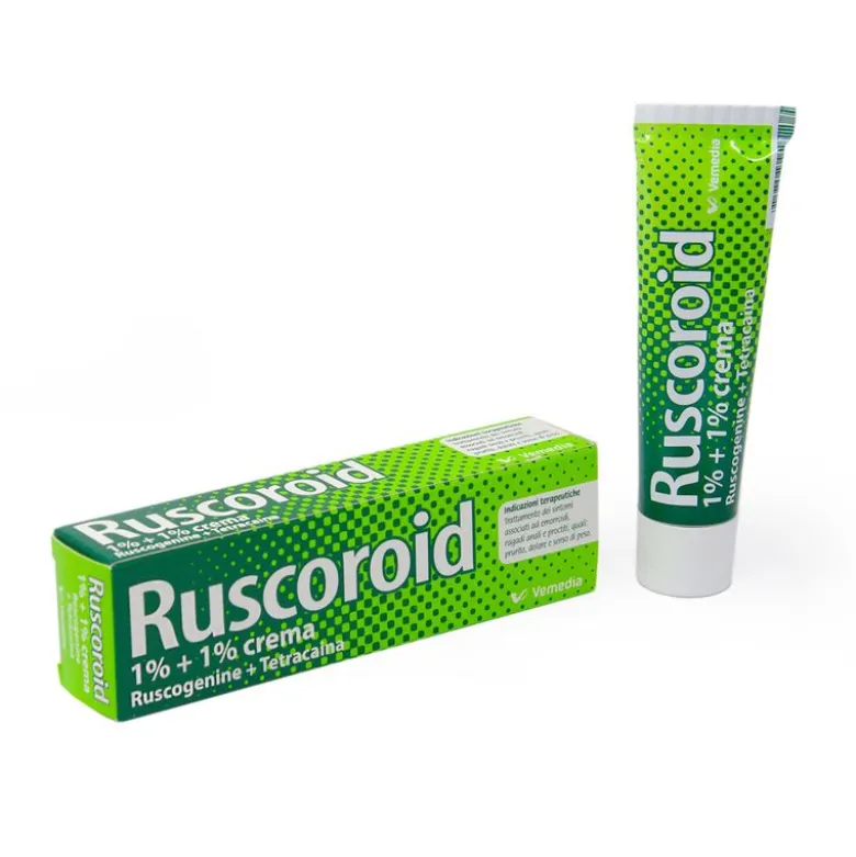 Ruscoroid Rettale crema 1%+1% 40g