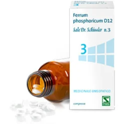 Sale Dr. Schüssler n.3 Ferrum Phosphoricum D12 medicinale omeopatico 200 compresse