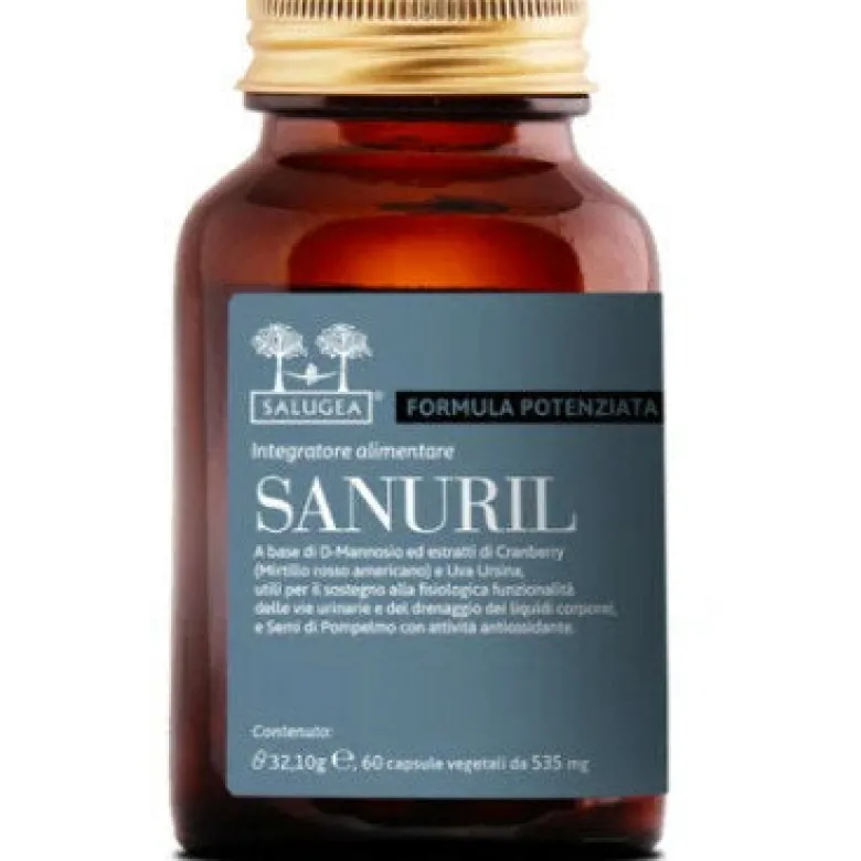Salugea Sanuril benessere delle vie urinarie 60 capsule