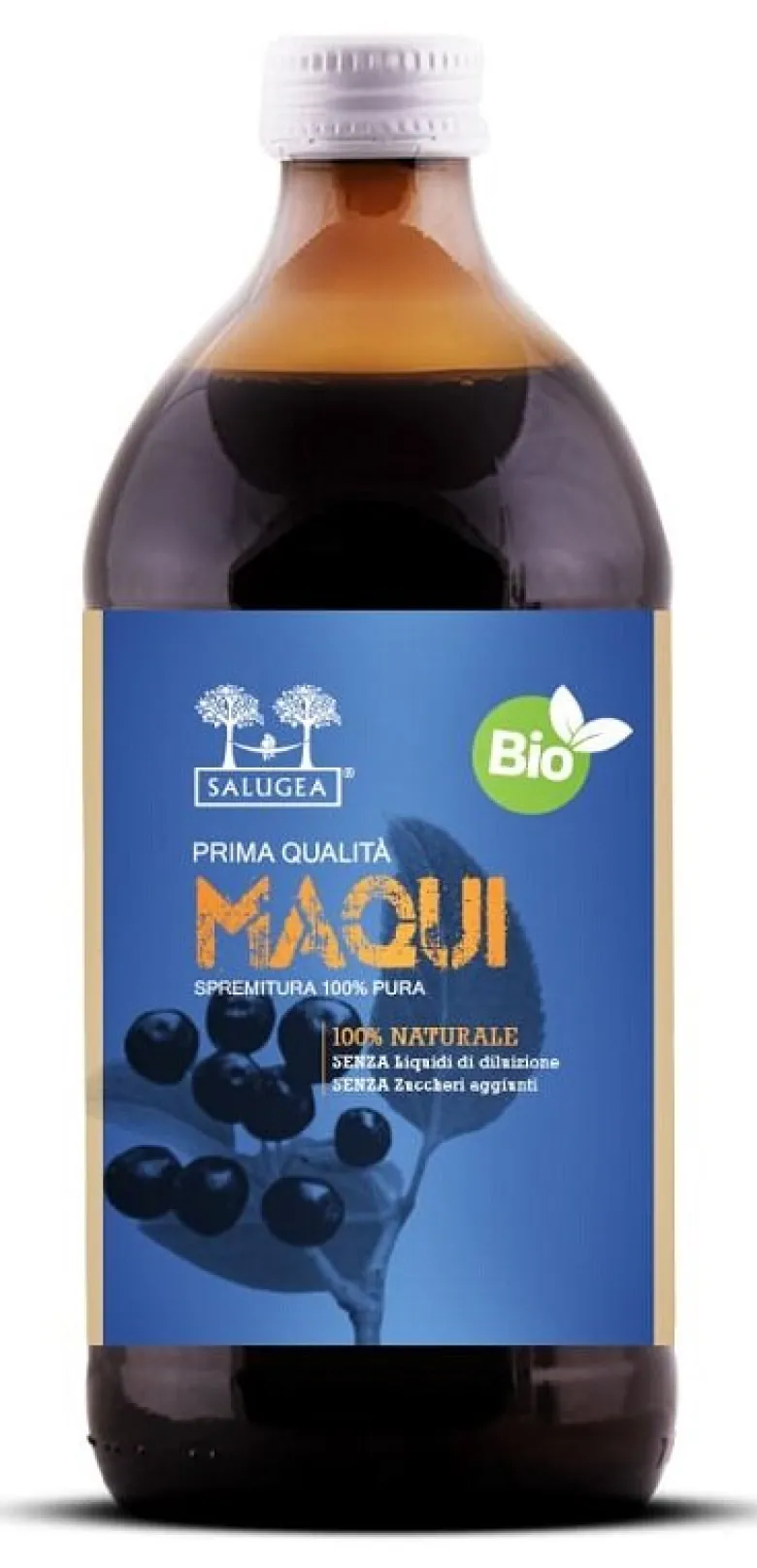 Salugea Succo Maqui Bio utile come Antiossidante Antiaging 500ml