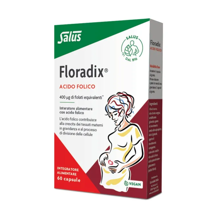 Salus Floradix integratore di acido folico 60 capsule