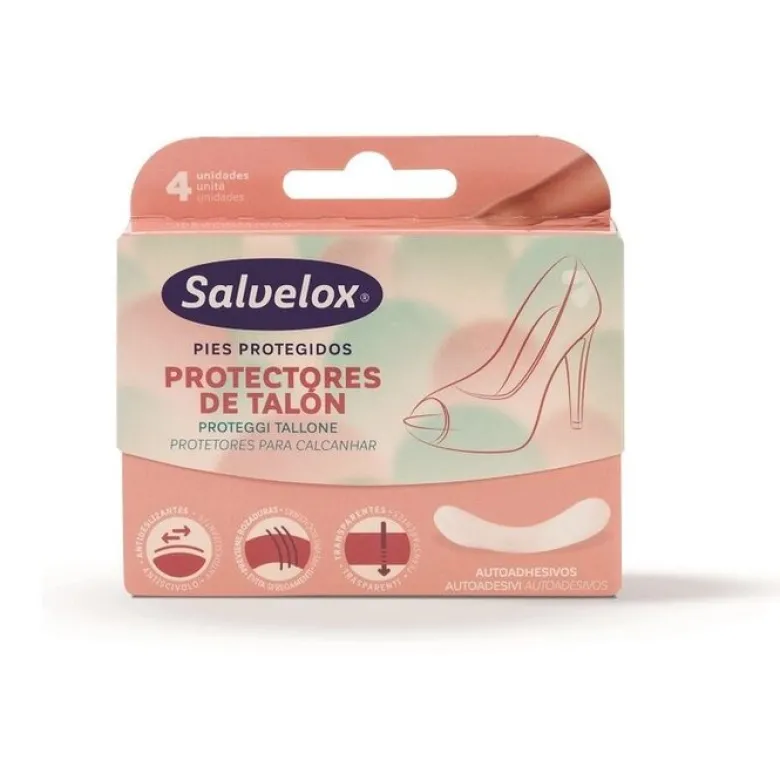 Salvelox Proteggi Tallone Autoadesivo 4 pezzi