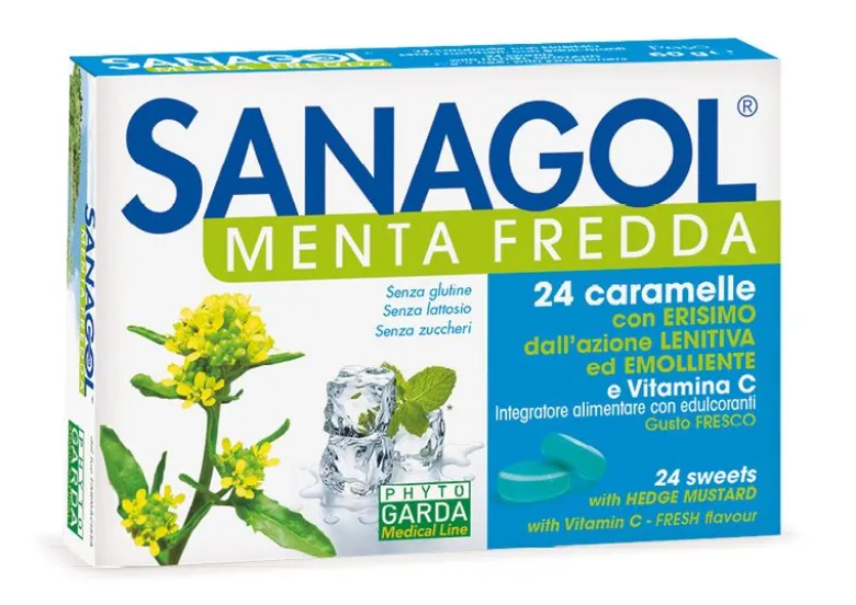 Sanagol Menta Fredda 24 caramelle