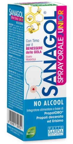 Sanagol Spray Junior Propoli Fragola 20 ml