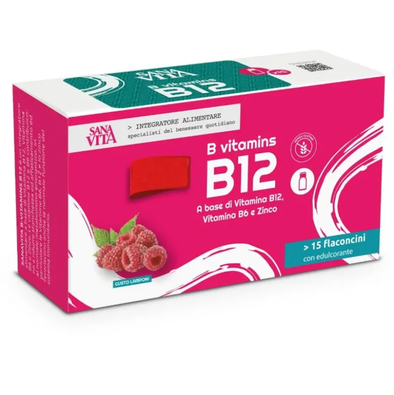Sanavita B-Vitamins B12 15 flaconcini