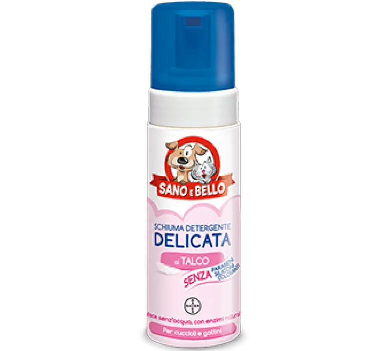 Sano E Bello Schiuma Detergente Delicata Cuccioli Cane/Gatto 150ml