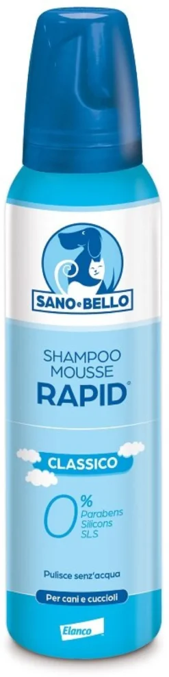 Sano e Bello shampoo a schiuma secca per cani 300ml