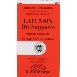 Sanum Latensin D6 Medicinale Omeopatico 10 Supposte