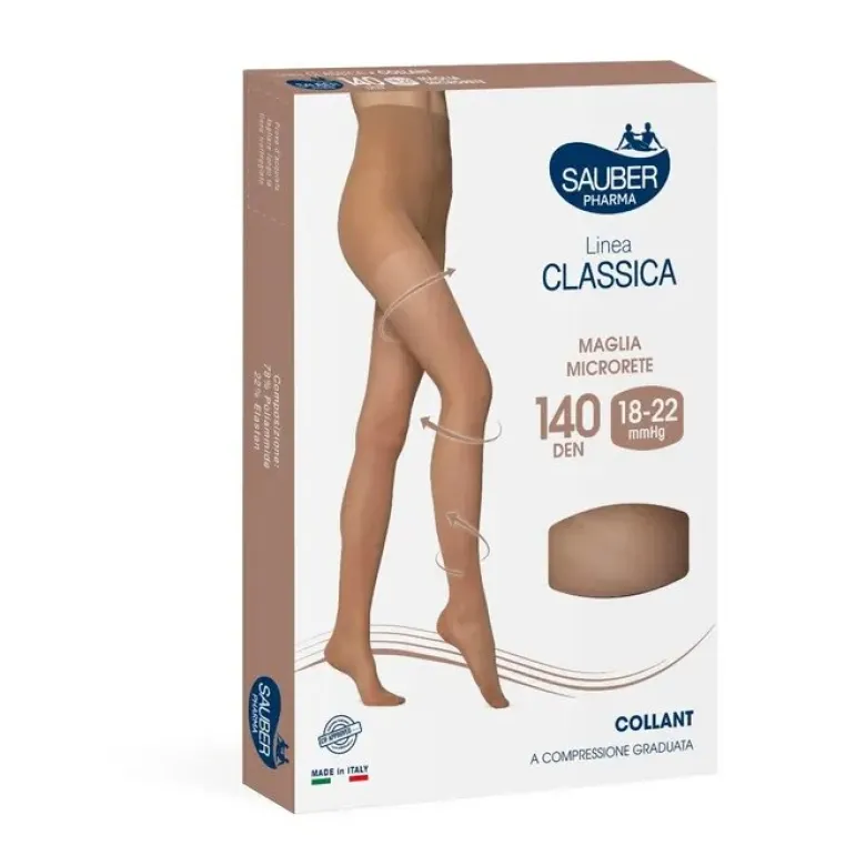 Sauber Linea Classica Collant 140 Den Bronze Taglia 5