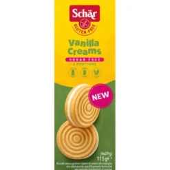Schar Biscotti Con Crema Di Vaniglia Senza Zucchero 115g