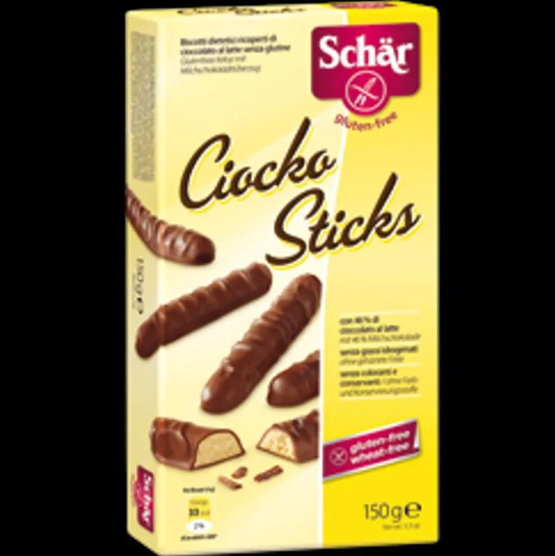 Schar Ciocko Sticks Biscotti dietetici senza glutine 150g