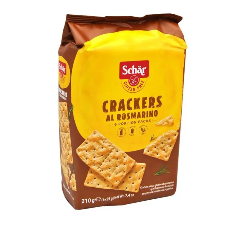 Schar Crackers al rosmarino senza glutine 6x35g