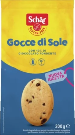 Schar Gocce Di Sole Biscotti Con Gocce Di Cioccolato Senza Glutine 200g