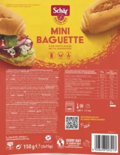 Schar Mini Baguette - Duo pane precotto senza glutine 2x75g