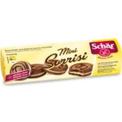 Schar Mini Sorrisi biscotti al cacao con crema al latte senza glutine 100g