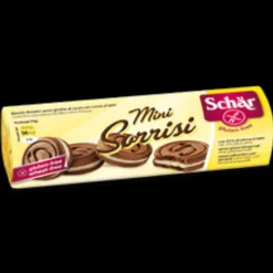 Schar Mini Sorrisi biscotti al cacao con crema al latte senza glutine 100g