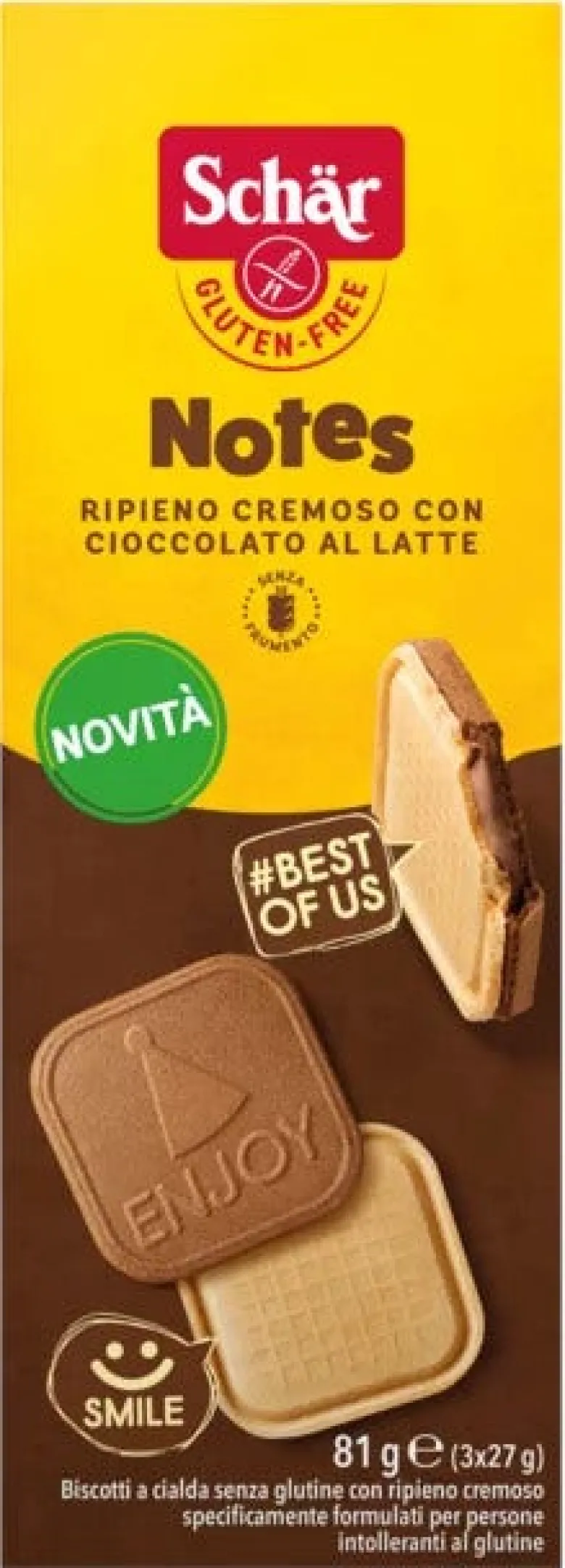 Schar Notes Biscotto 81 g