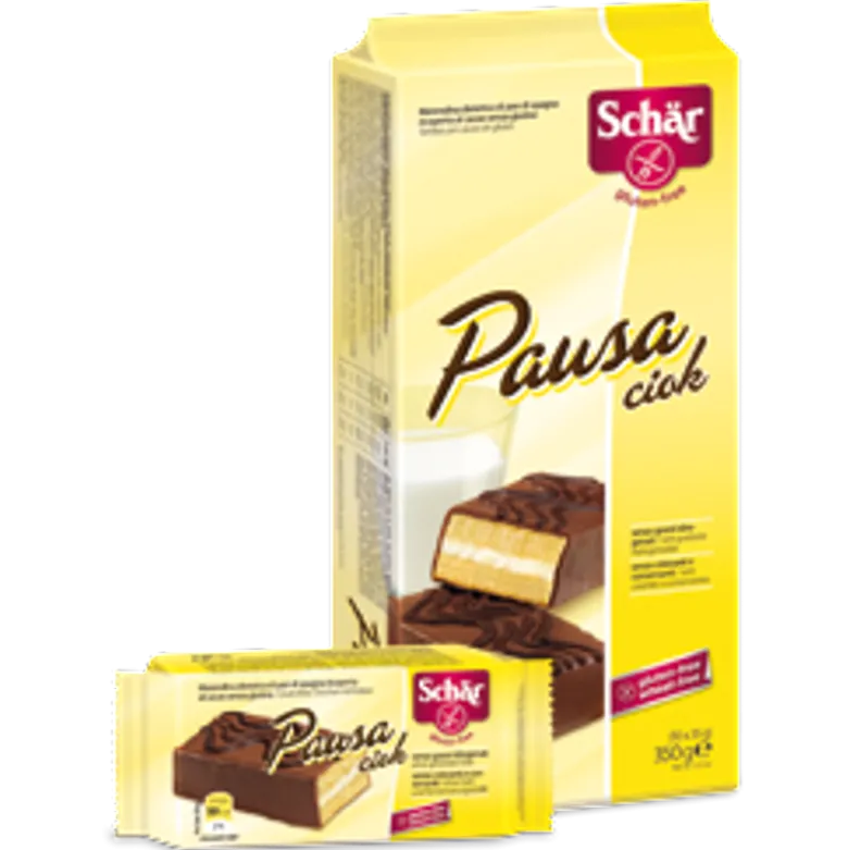 Schar Pausa Ciok merndina ricoperta al cacao senza glutine 10x35g