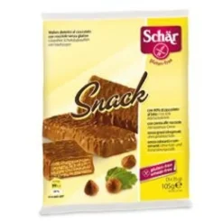 Schar Snack wafers al cioccolato con nocciole senza glutine 3x35g