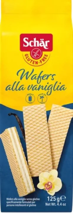 Schar Wafers alla vaniglia senza glutine 125g