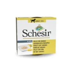 Schesir Pollo Con Ananas Cibo Umido Cani Adulti Lattina 150 g