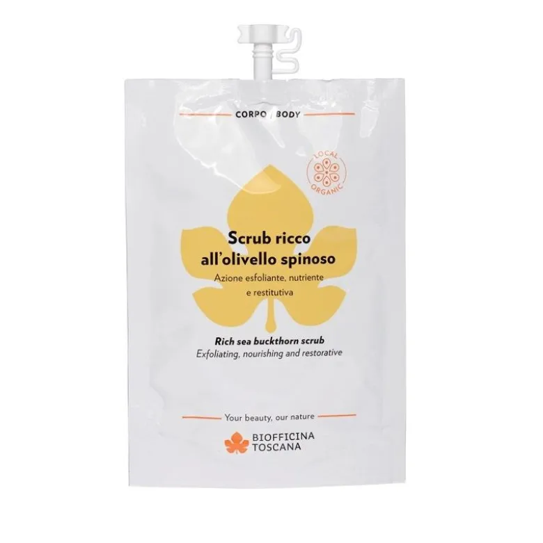 Scrub ricco all'olivello spinoso